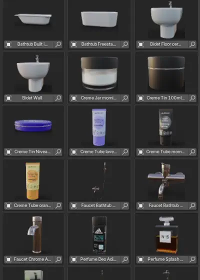 2000+ 3D Models Preview